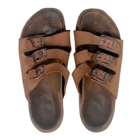 VINTAGE NAOT women's austin sandals in tan - Picture 3 of 16